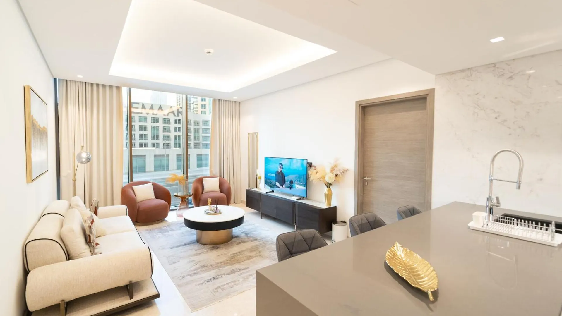 Brown Stone - Omniyat Burj Khalifa View Apartment Dubai
